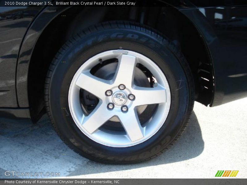 Brilliant Black Crystal Pearl / Dark Slate Gray 2010 Dodge Charger 3.5L