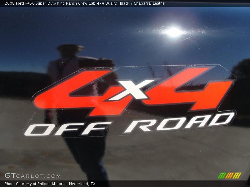 Black / Chaparral Leather 2008 Ford F450 Super Duty King Ranch Crew Cab 4x4 Dually