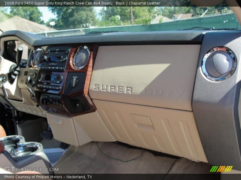 Black / Chaparral Leather 2008 Ford F450 Super Duty King Ranch Crew Cab 4x4 Dually