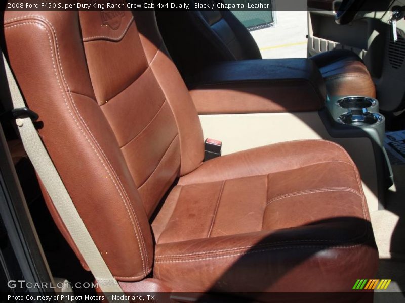 Black / Chaparral Leather 2008 Ford F450 Super Duty King Ranch Crew Cab 4x4 Dually