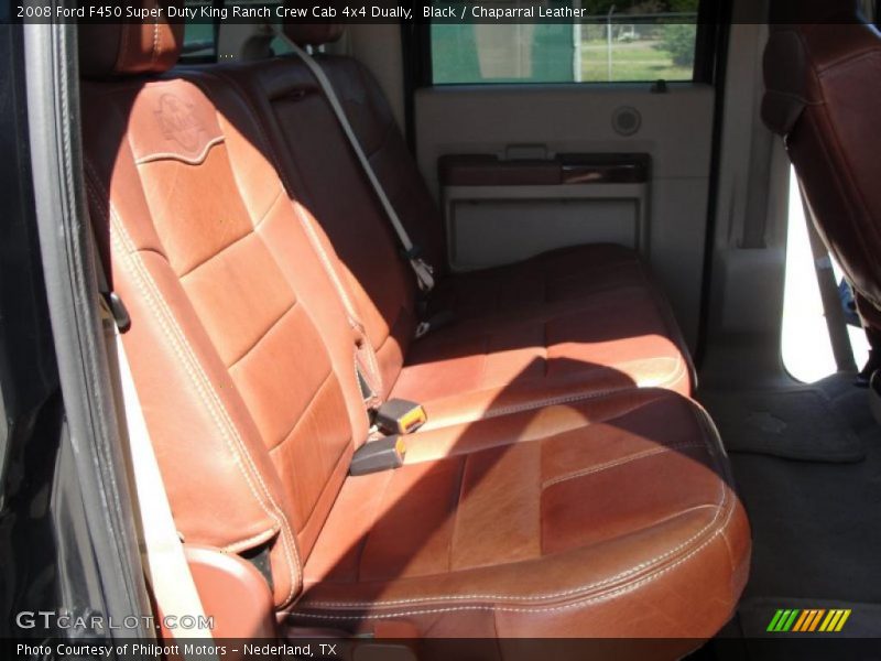 Black / Chaparral Leather 2008 Ford F450 Super Duty King Ranch Crew Cab 4x4 Dually