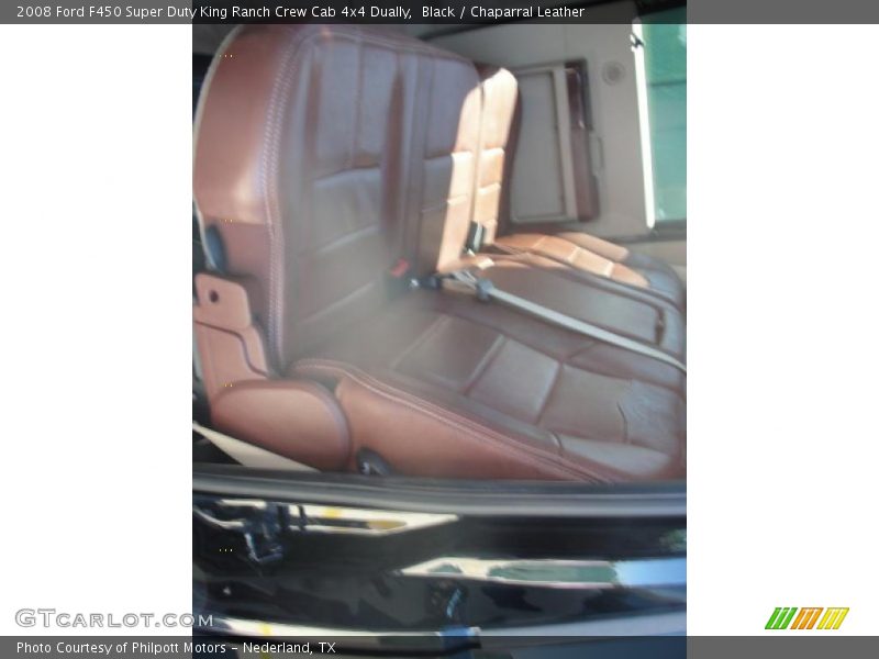 Black / Chaparral Leather 2008 Ford F450 Super Duty King Ranch Crew Cab 4x4 Dually