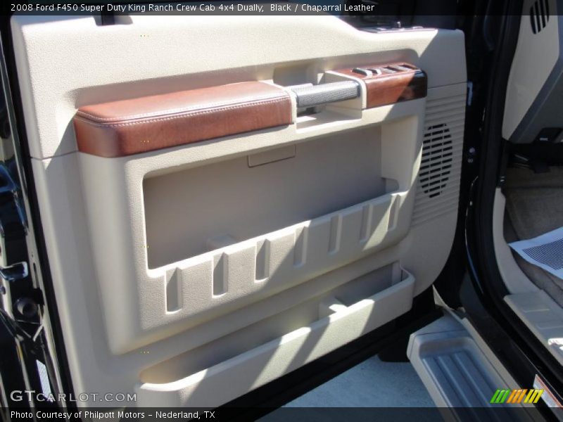 Black / Chaparral Leather 2008 Ford F450 Super Duty King Ranch Crew Cab 4x4 Dually