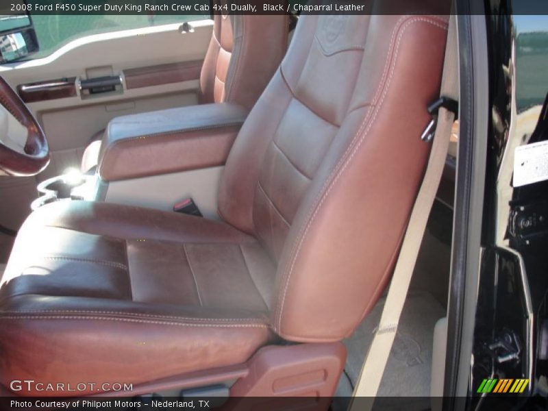 Black / Chaparral Leather 2008 Ford F450 Super Duty King Ranch Crew Cab 4x4 Dually