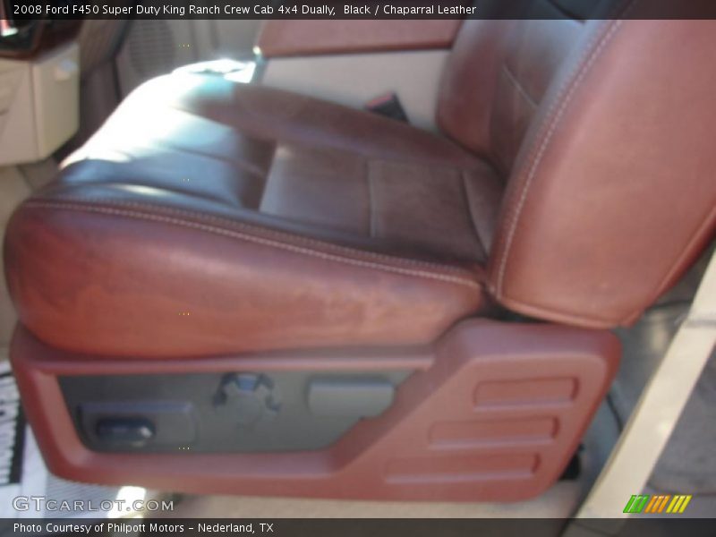 Black / Chaparral Leather 2008 Ford F450 Super Duty King Ranch Crew Cab 4x4 Dually