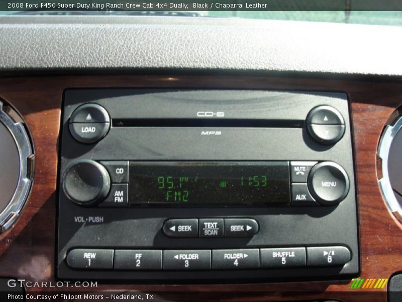 Black / Chaparral Leather 2008 Ford F450 Super Duty King Ranch Crew Cab 4x4 Dually