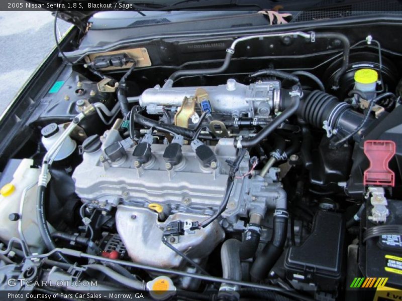  2005 Sentra 1.8 S Engine - 1.8 Liter DOHC 16-Valve 4 Cylinder