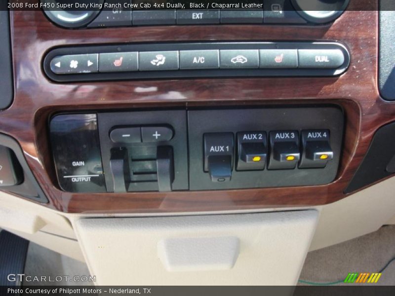 Black / Chaparral Leather 2008 Ford F450 Super Duty King Ranch Crew Cab 4x4 Dually