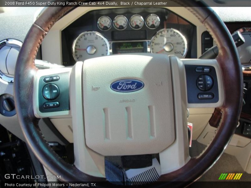 Black / Chaparral Leather 2008 Ford F450 Super Duty King Ranch Crew Cab 4x4 Dually