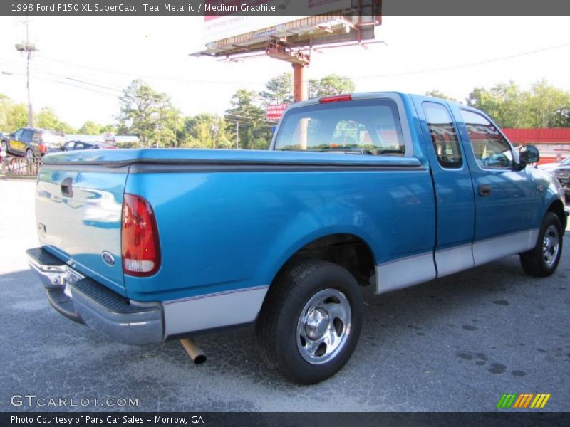 Teal Metallic / Medium Graphite 1998 Ford F150 XL SuperCab