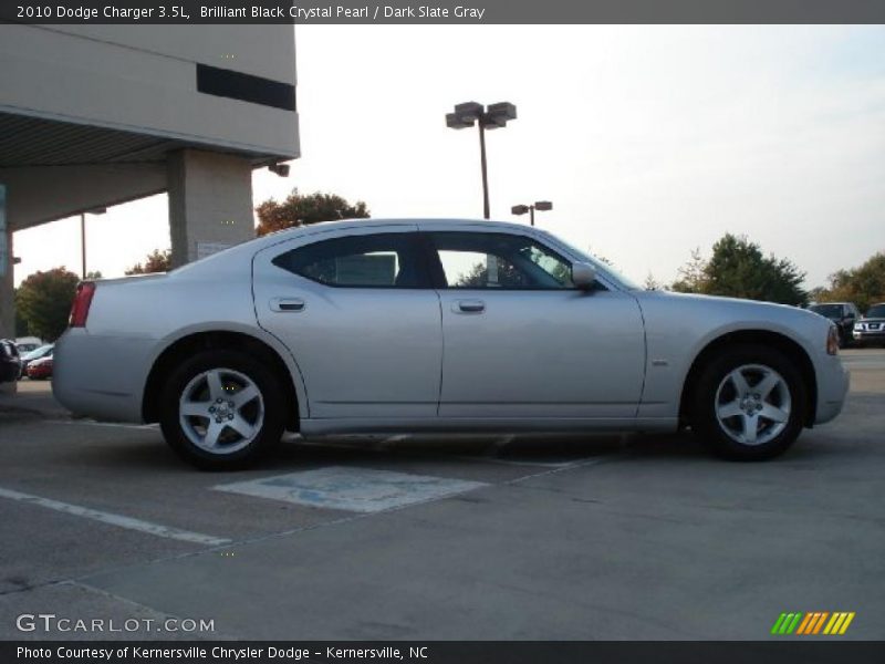 Brilliant Black Crystal Pearl / Dark Slate Gray 2010 Dodge Charger 3.5L
