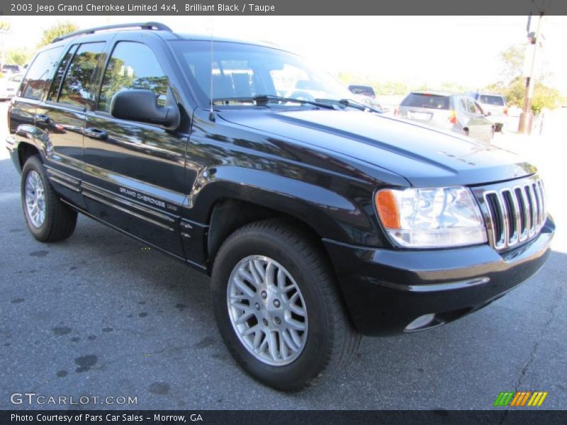 Brilliant Black / Taupe 2003 Jeep Grand Cherokee Limited 4x4