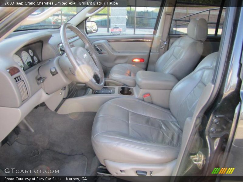 Brilliant Black / Taupe 2003 Jeep Grand Cherokee Limited 4x4
