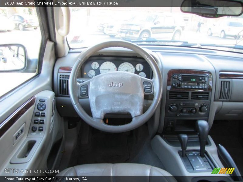 Brilliant Black / Taupe 2003 Jeep Grand Cherokee Limited 4x4