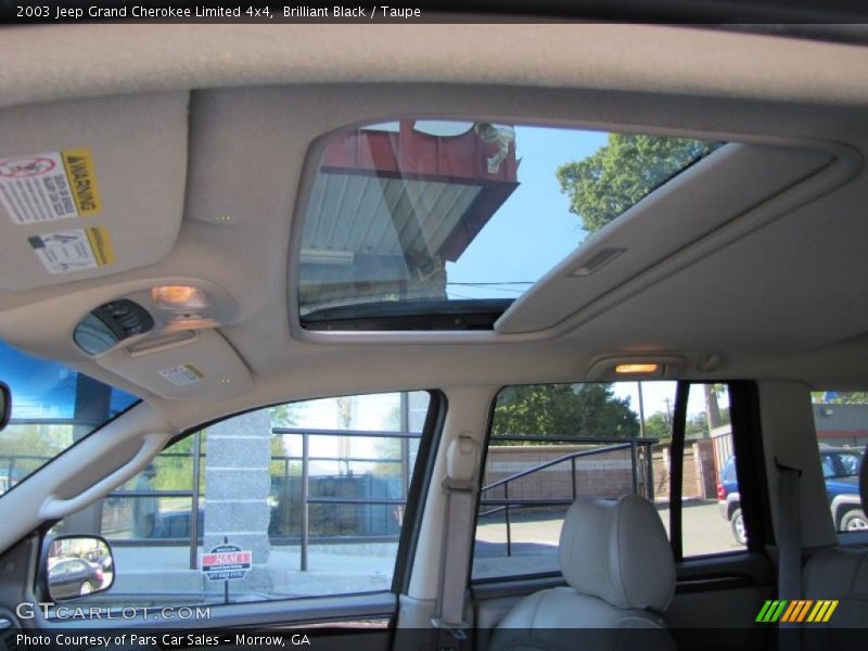 Brilliant Black / Taupe 2003 Jeep Grand Cherokee Limited 4x4