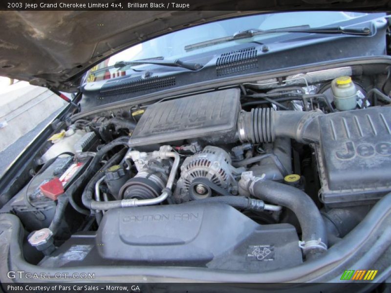 Brilliant Black / Taupe 2003 Jeep Grand Cherokee Limited 4x4
