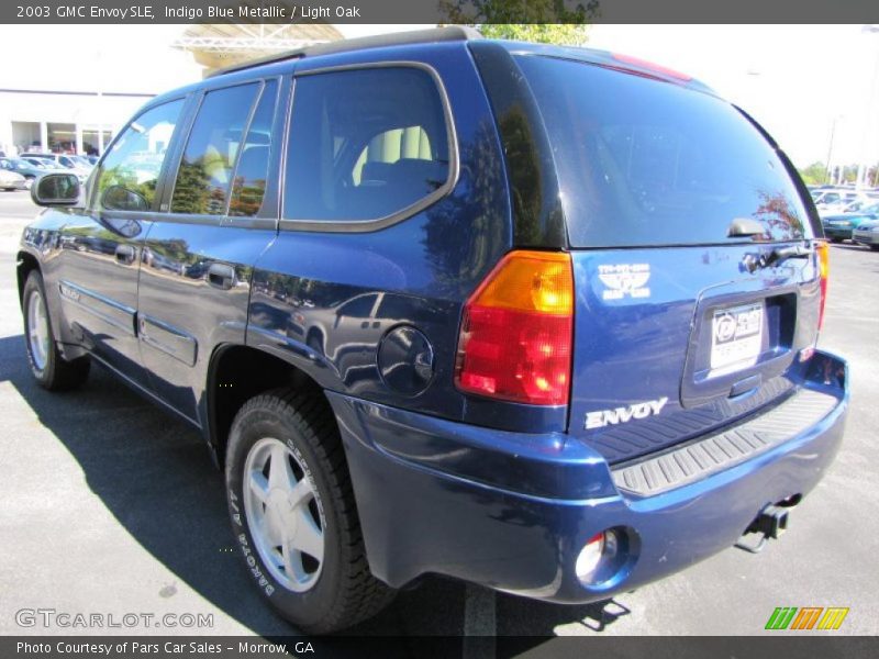 Indigo Blue Metallic / Light Oak 2003 GMC Envoy SLE