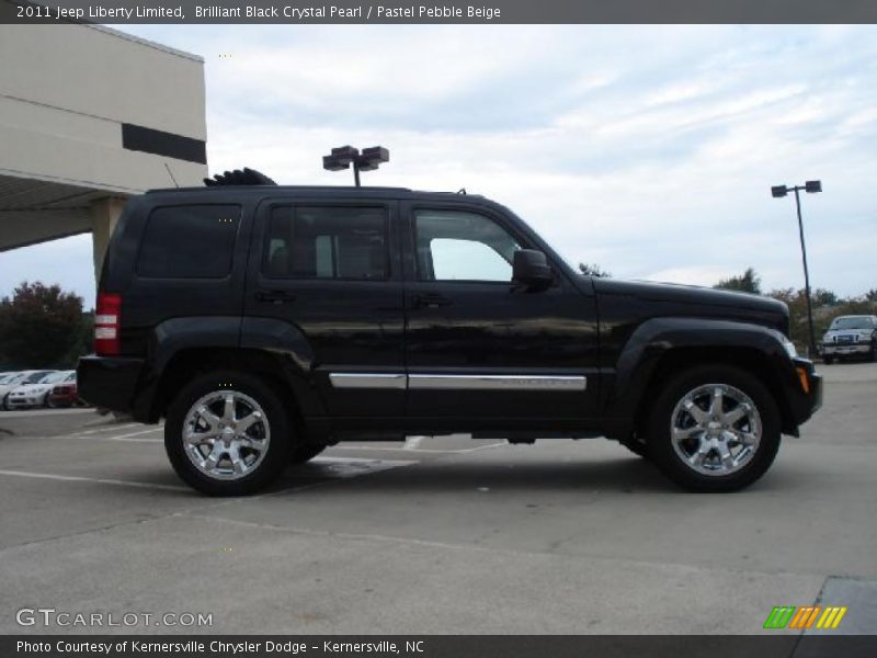 Brilliant Black Crystal Pearl / Pastel Pebble Beige 2011 Jeep Liberty Limited