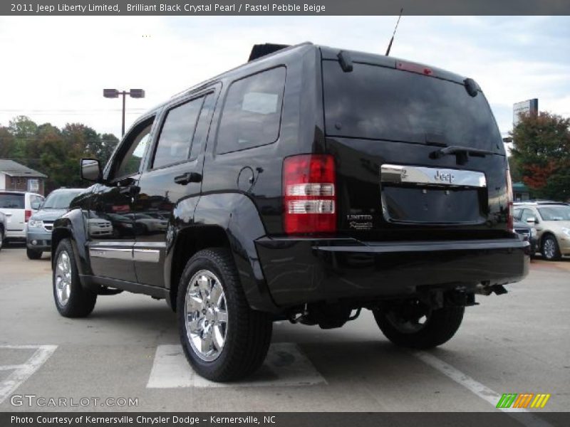 Brilliant Black Crystal Pearl / Pastel Pebble Beige 2011 Jeep Liberty Limited