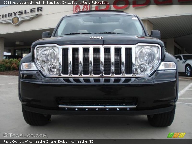 Brilliant Black Crystal Pearl / Pastel Pebble Beige 2011 Jeep Liberty Limited