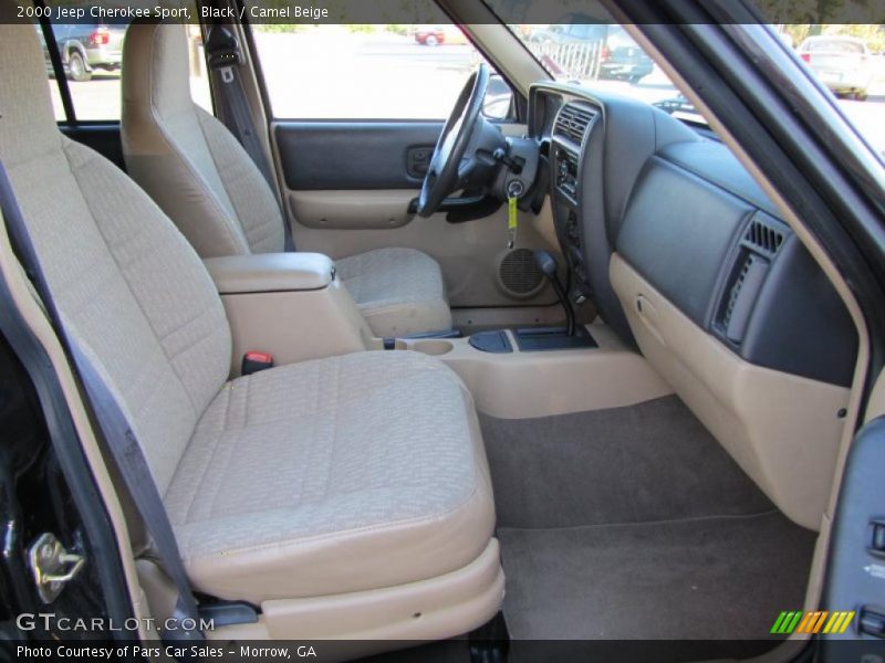  2000 Cherokee Sport Camel Beige Interior