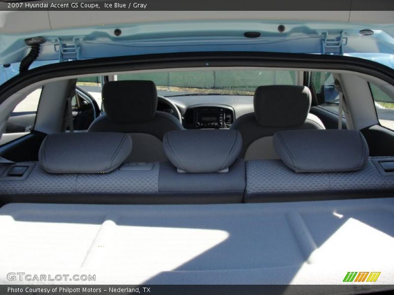 Ice Blue / Gray 2007 Hyundai Accent GS Coupe