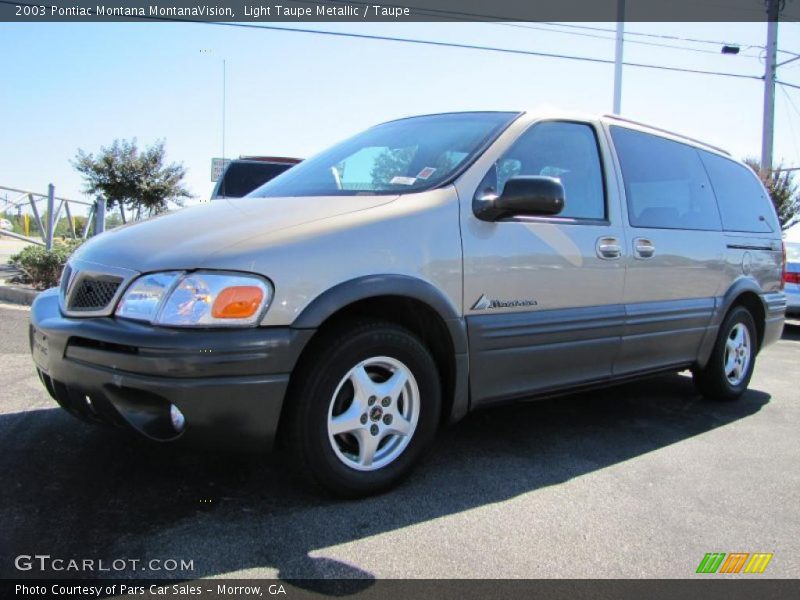 Light Taupe Metallic / Taupe 2003 Pontiac Montana MontanaVision