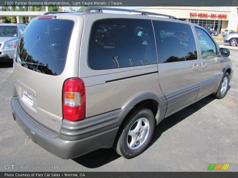 Light Taupe Metallic / Taupe 2003 Pontiac Montana MontanaVision