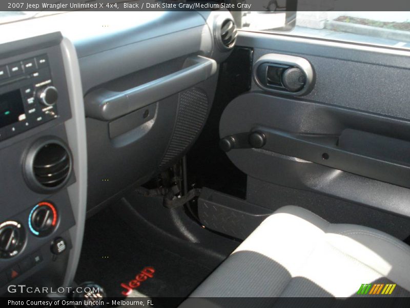 Black / Dark Slate Gray/Medium Slate Gray 2007 Jeep Wrangler Unlimited X 4x4
