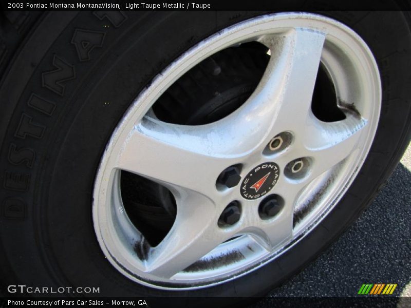Light Taupe Metallic / Taupe 2003 Pontiac Montana MontanaVision