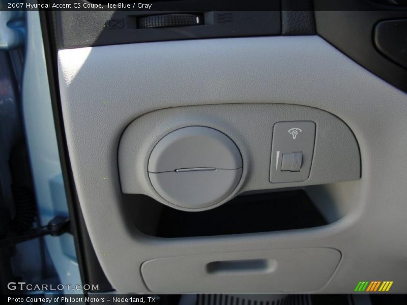Ice Blue / Gray 2007 Hyundai Accent GS Coupe