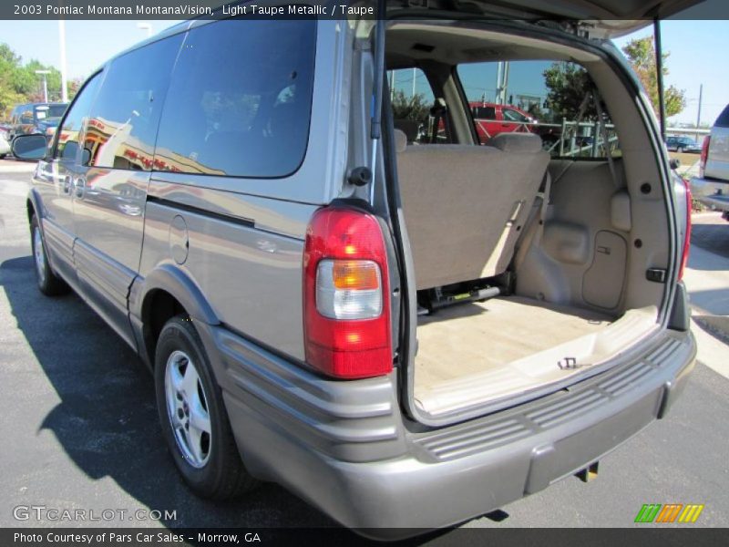Light Taupe Metallic / Taupe 2003 Pontiac Montana MontanaVision