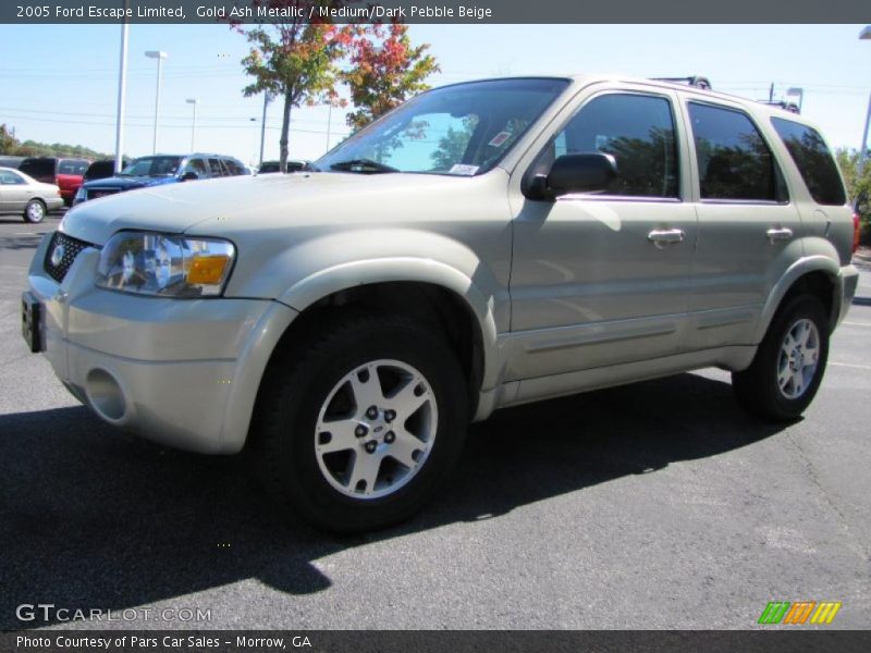 Gold Ash Metallic / Medium/Dark Pebble Beige 2005 Ford Escape Limited