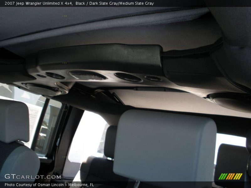 Black / Dark Slate Gray/Medium Slate Gray 2007 Jeep Wrangler Unlimited X 4x4