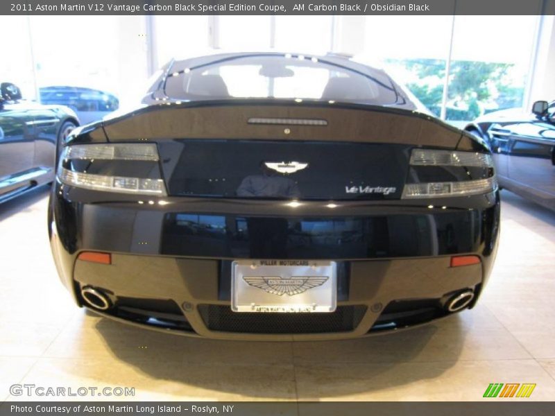 AM Carbon Black / Obsidian Black 2011 Aston Martin V12 Vantage Carbon Black Special Edition Coupe