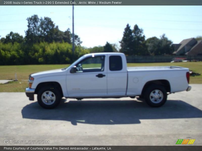 Arctic White / Medium Pewter 2008 Isuzu i-Series Truck i-290 S Extended Cab