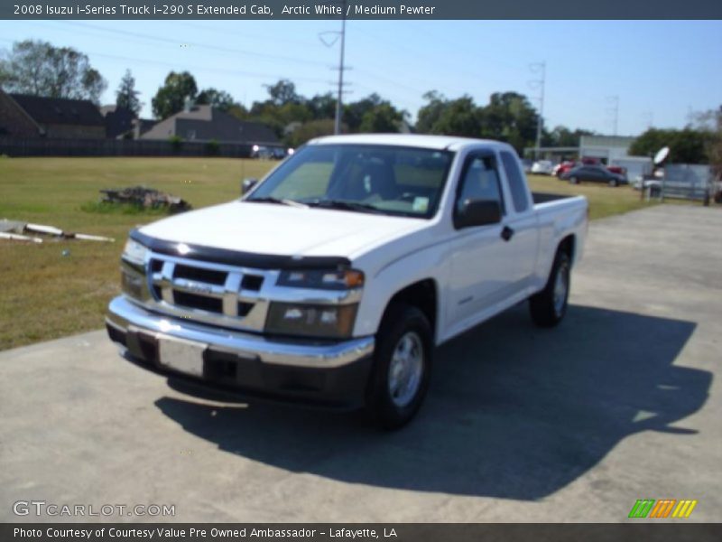 Arctic White / Medium Pewter 2008 Isuzu i-Series Truck i-290 S Extended Cab