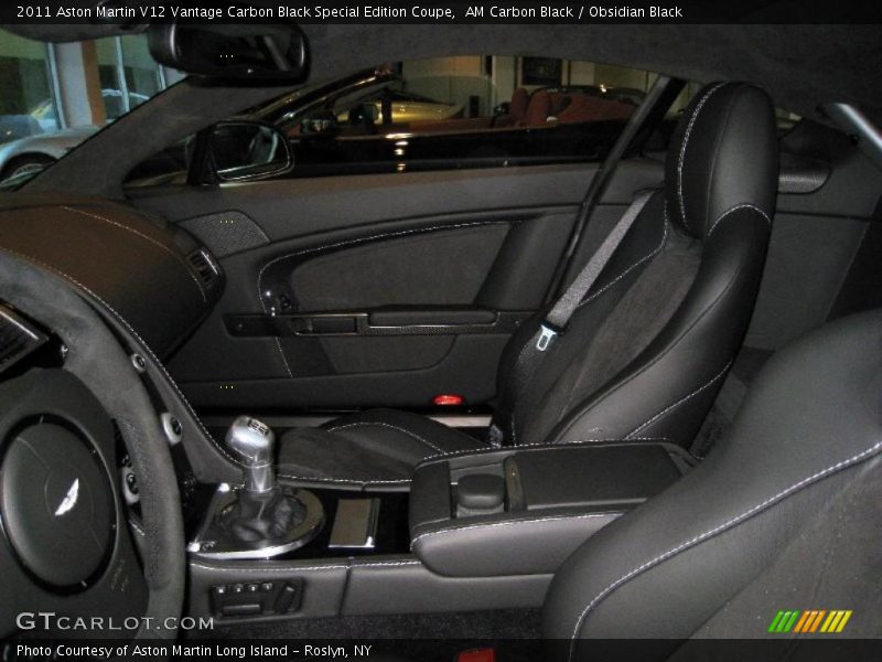  2011 V12 Vantage Carbon Black Special Edition Coupe Obsidian Black Interior