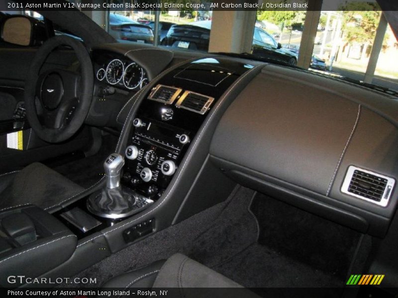 Dashboard of 2011 V12 Vantage Carbon Black Special Edition Coupe