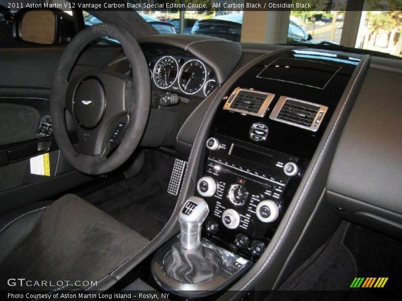 Dashboard of 2011 V12 Vantage Carbon Black Special Edition Coupe