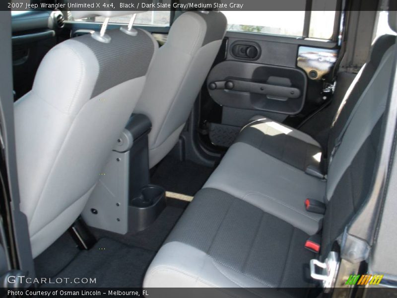 Black / Dark Slate Gray/Medium Slate Gray 2007 Jeep Wrangler Unlimited X 4x4