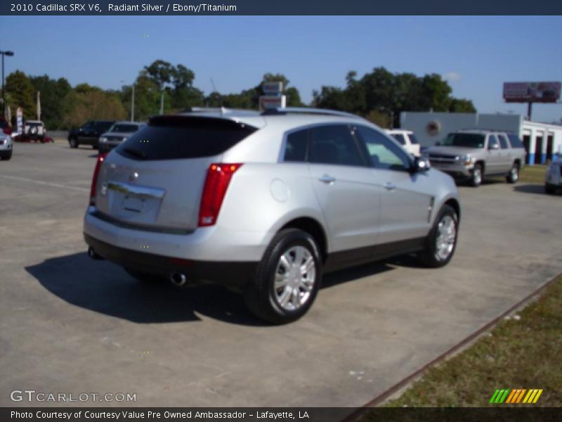 Radiant Silver / Ebony/Titanium 2010 Cadillac SRX V6