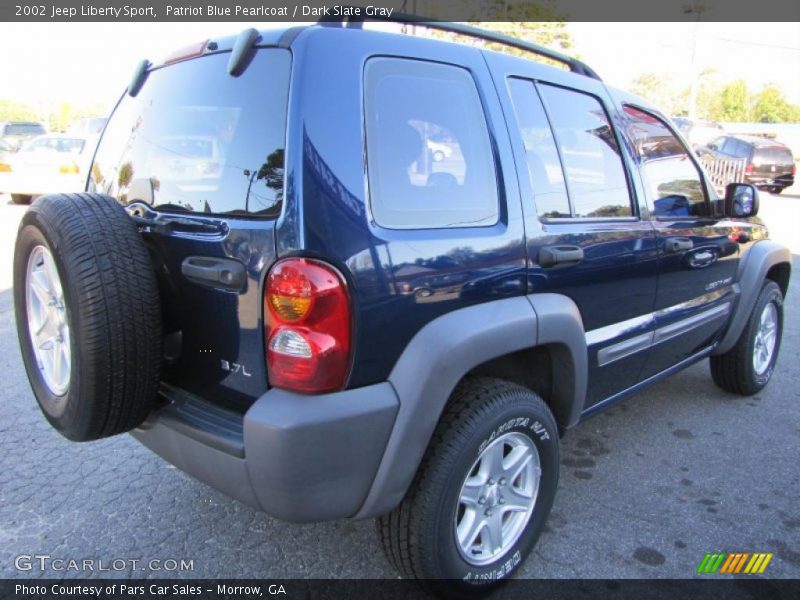 Patriot Blue Pearlcoat / Dark Slate Gray 2002 Jeep Liberty Sport