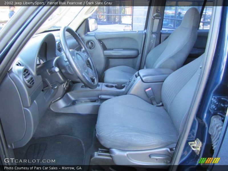 Patriot Blue Pearlcoat / Dark Slate Gray 2002 Jeep Liberty Sport