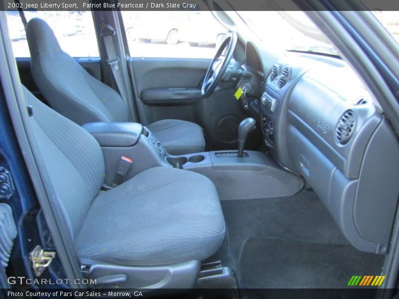 Patriot Blue Pearlcoat / Dark Slate Gray 2002 Jeep Liberty Sport