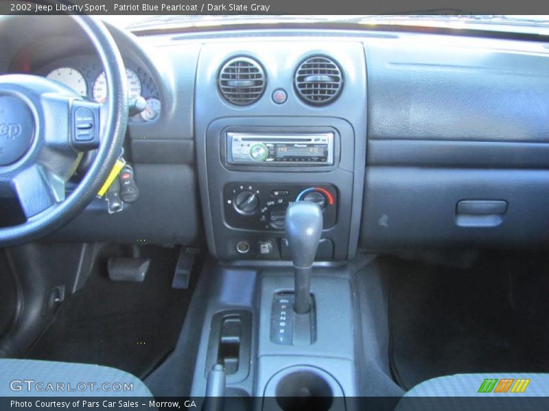 Patriot Blue Pearlcoat / Dark Slate Gray 2002 Jeep Liberty Sport