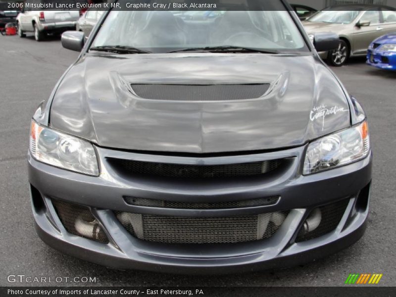 Graphite Gray / Black Alcantara 2006 Mitsubishi Lancer Evolution IX MR