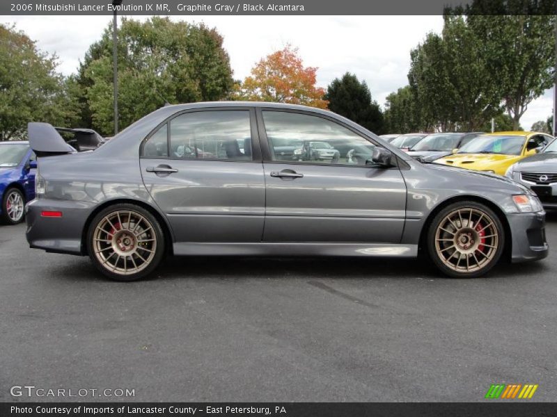 Graphite Gray / Black Alcantara 2006 Mitsubishi Lancer Evolution IX MR