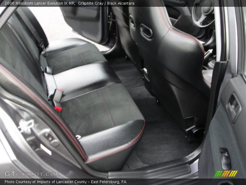  2006 Lancer Evolution IX MR Black Alcantara Interior