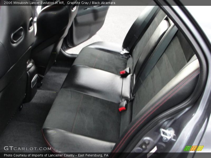  2006 Lancer Evolution IX MR Black Alcantara Interior